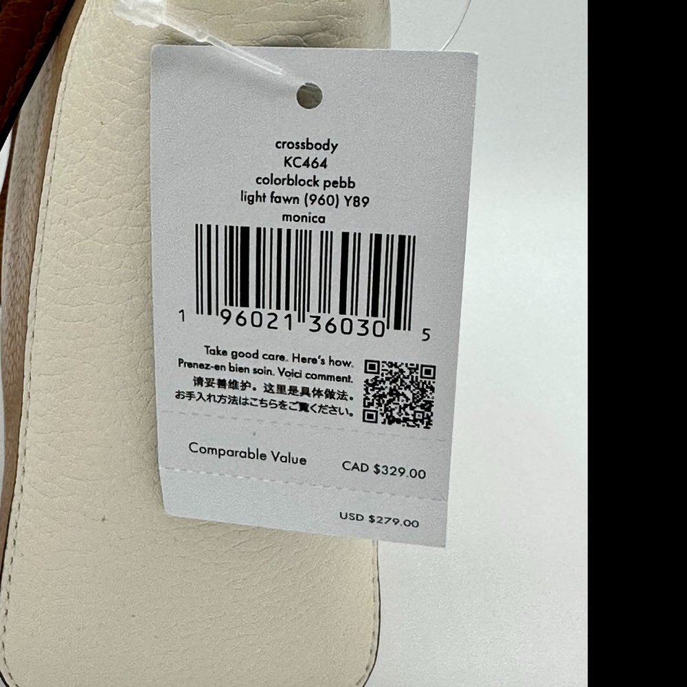 NWT Kate Spade Monica Crossbody - Light Fawn Multi - Picture 14 of 15
